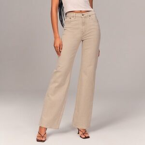 Abercrombie + Fitch Women's High Rise 90s Relaxed Jean